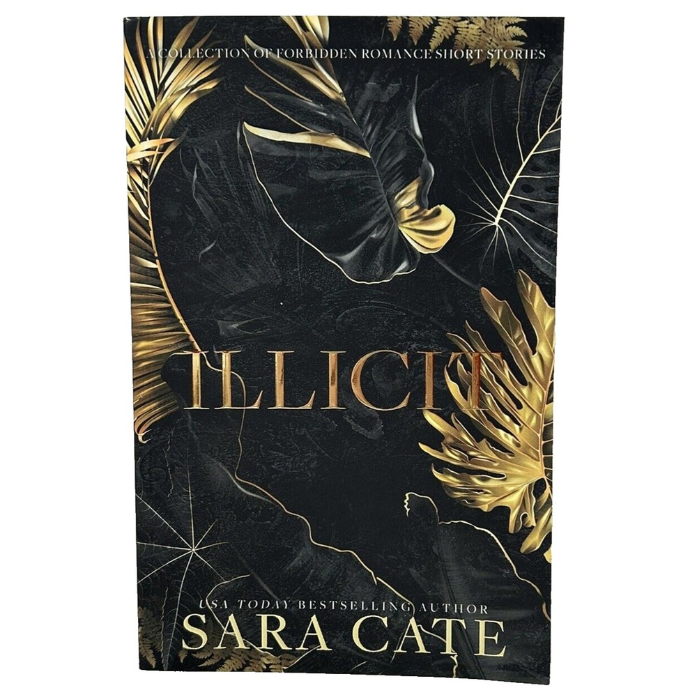 Illicit by Sara Cate Foil Exclusive Signing Book Spine Misprint Error